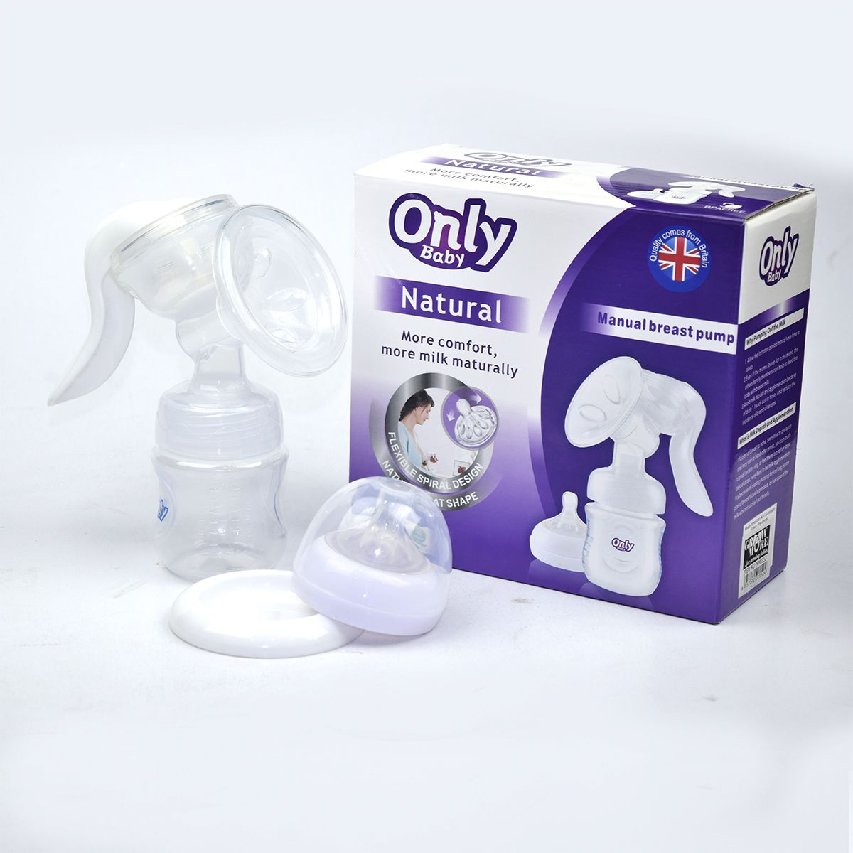Only Baby Manual Breast Feeding Pump – 1Pieces (Any Color)