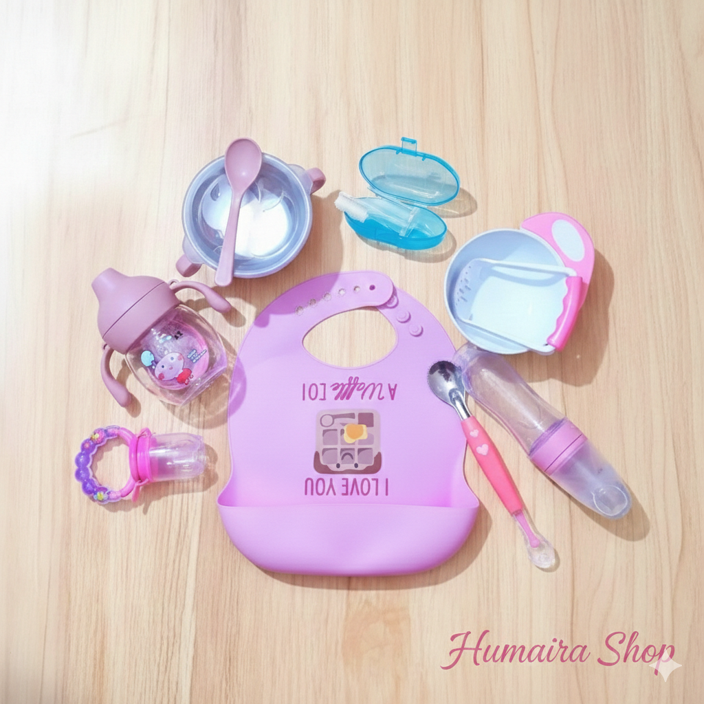 9PCS - Premium Baby Feeding COMBO SET