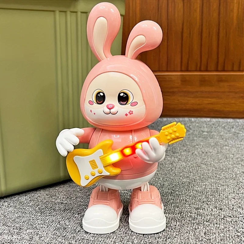 Rabbit Guitarist with Light & Music Toy