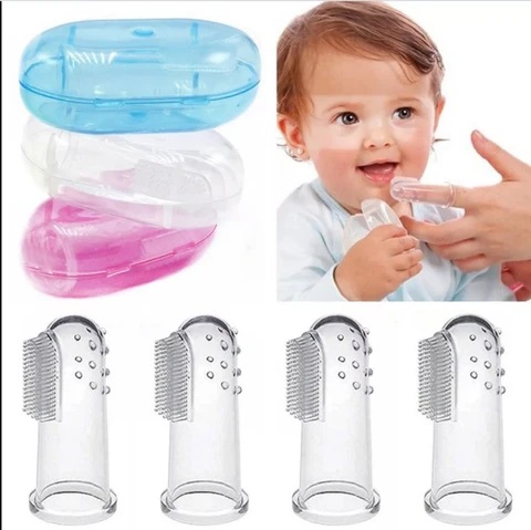 Baby Silicone Finger Toothbrush