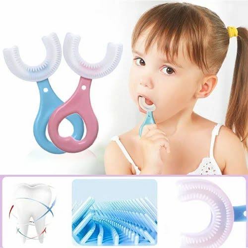 2pcs – U-Shaped Baby Toothbrush