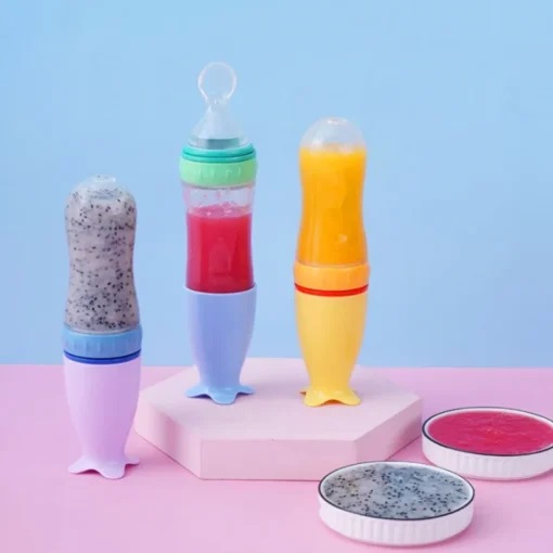 আপডেট ফুল সিলিকন চামচ ফিডার – 1 পিস