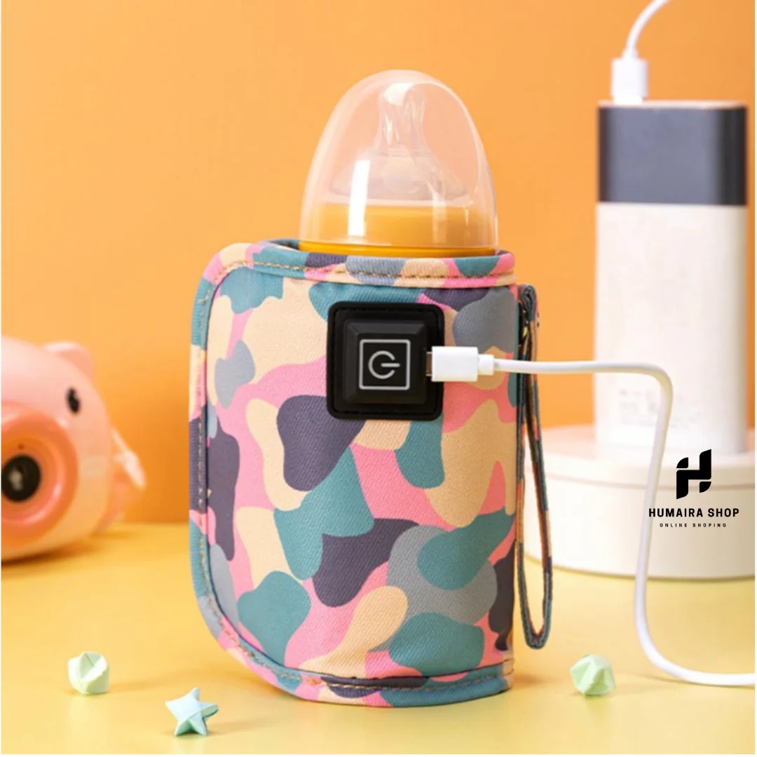 Portable Baby Milk Warmer – USB Rechargeable & Travel-Friendly