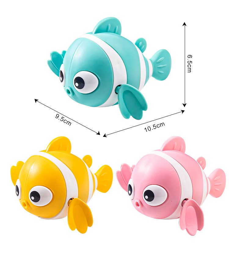 2pcs - Kids Swimming Clown Fish Toy