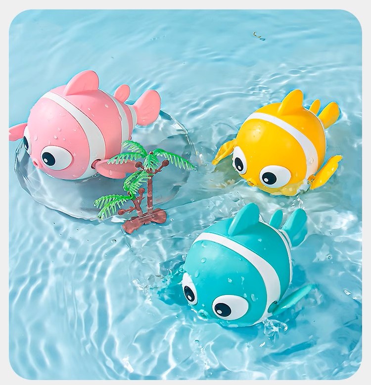3pcs - Kids Swimming Clown Fish Toy