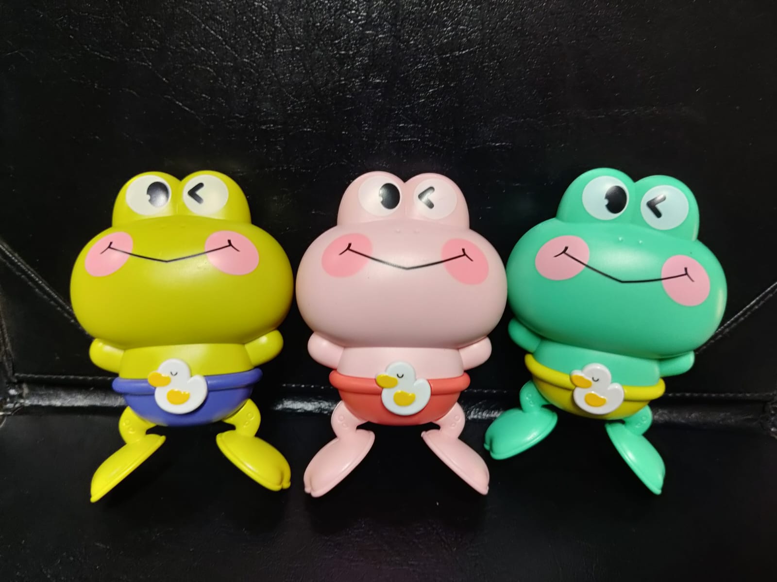 2pcs - Cartoon Frog Baby Bath Toy