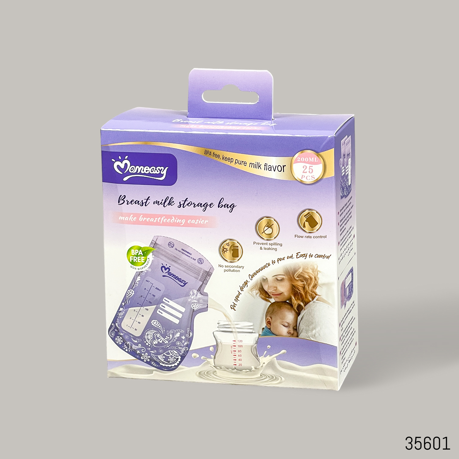 Momeasy Milk Storage Bag – 25pcs
