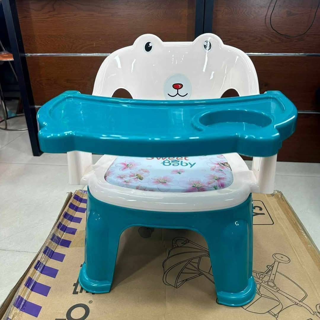 Cute Baby Feeding Chair – Soft Seat & Removable Tray (Baby Khawar Chair)