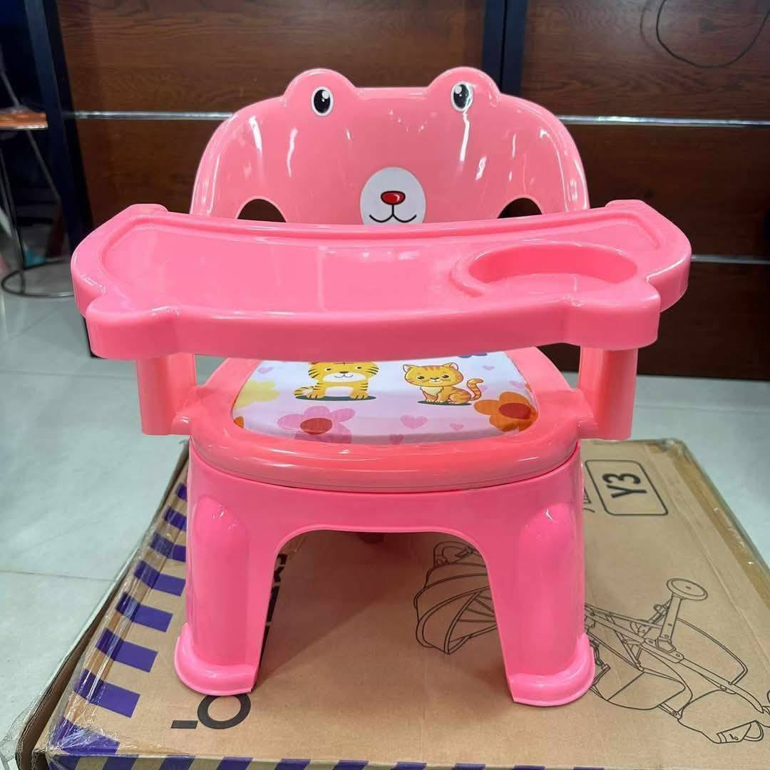 Cute Baby Feeding Chair – Soft Seat & Removable Tray (Baby Khawar Chair)