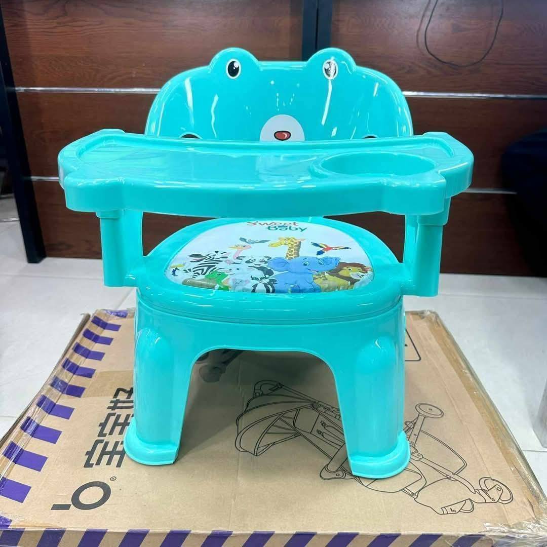 Cute Baby Feeding Chair – Soft Seat & Removable Tray (Baby Khawar Chair)