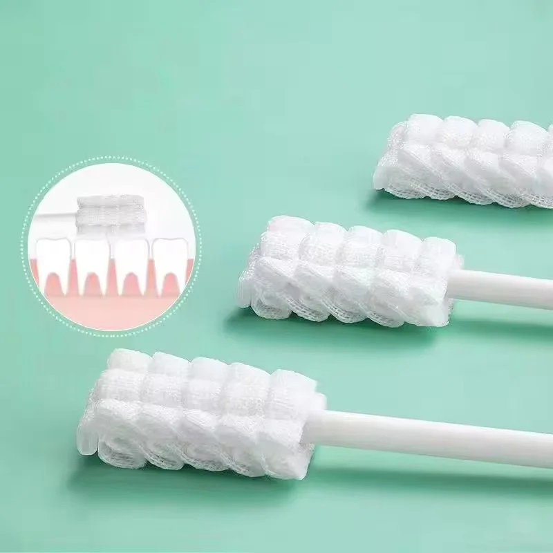 Baby Oral Cleaner – বেবি জিভ পরিষ্কার করার গজ টুথব্রাশ (৩০ পিস বক্স)