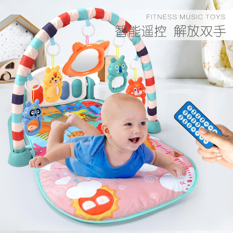 Baby Musical Piano Gym Mat with Toys – Soft & Safe Play Mat for Newborn Baby