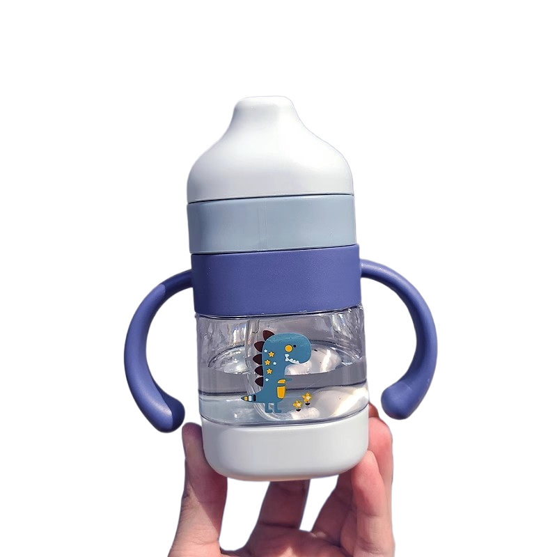 Dragon Design Baby & Kids Straw Drinking Bottle with Suction – 250ML