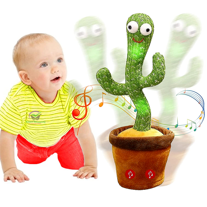 Dancing & Singing Talking Cactus Toy for Kids – Funny Musical Toy
