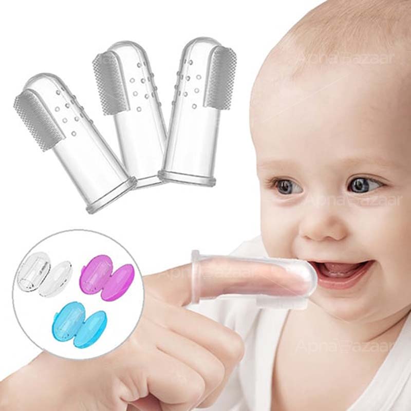 Baby Silicone Finger Toothbrush