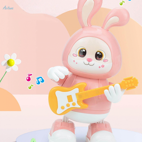 Rabbit Guitarist with Light & Music Toy