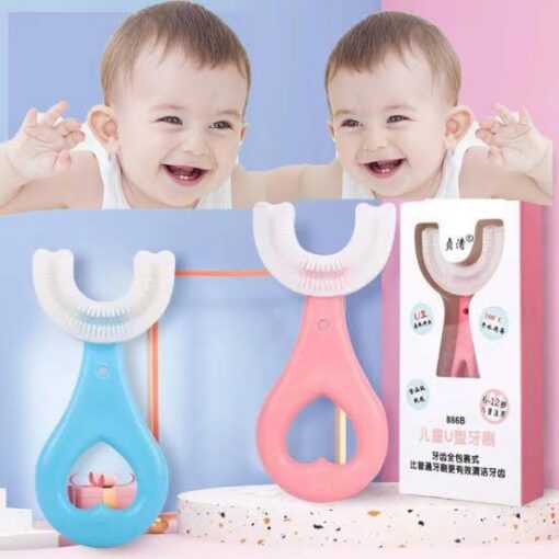 2pcs – U-Shaped Baby Toothbrush