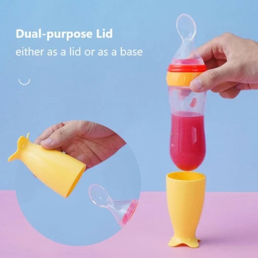 আপডেট ফুল সিলিকন চামচ ফিডার – 1 পিস