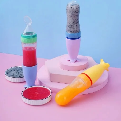 আপডেট ফুল সিলিকন চামচ ফিডার – 1 পিস